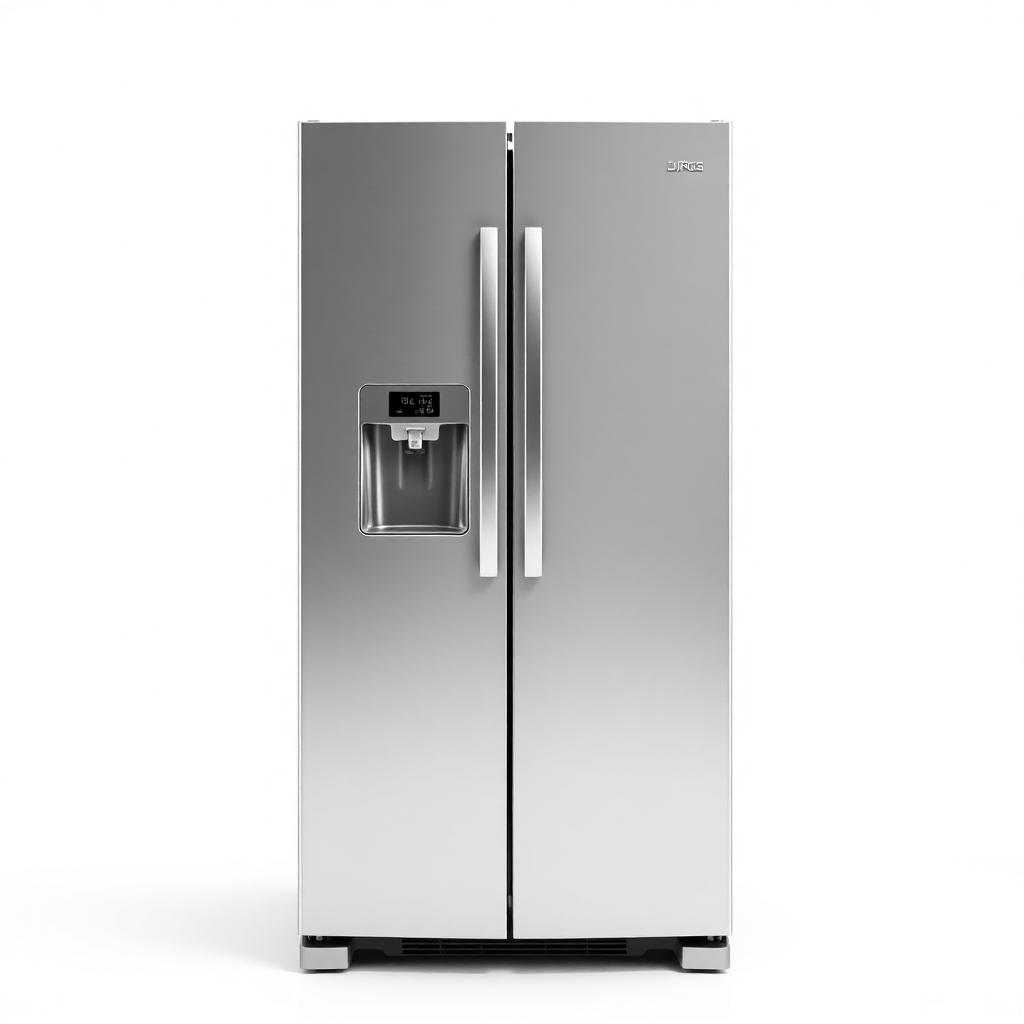 Refrigerador moderno de acero inoxidable
